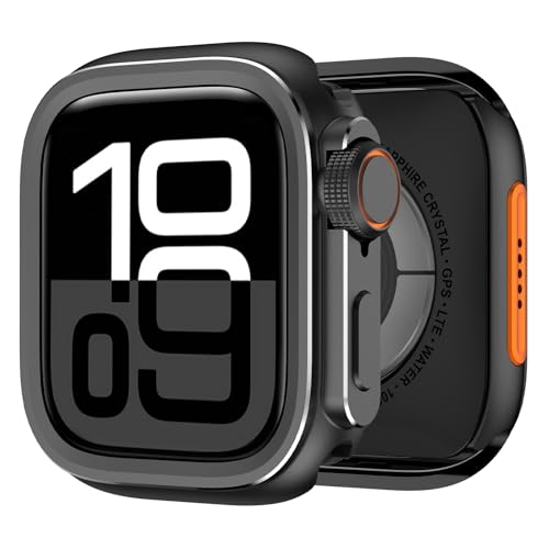 Coque en métal Apple Watch 10 46mm protège des rayures et chocs