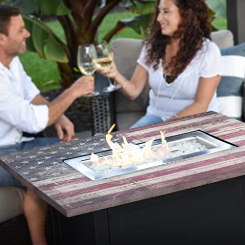Endless Summer, The Americana, 40" X 28" Rectangle Lp Gas Outdoor Fire Pit #TOP5