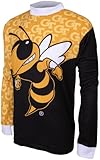 Adrenaline Promotions Georgia Tech Buzz Long Sleeve Mountain Bike Jersey (Georgia Tech Buzz - L) Size Large