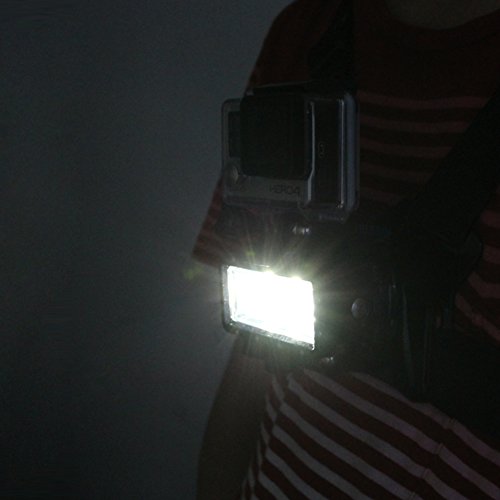 Flash de LED à prova d'água para GoPro (sem bateria)