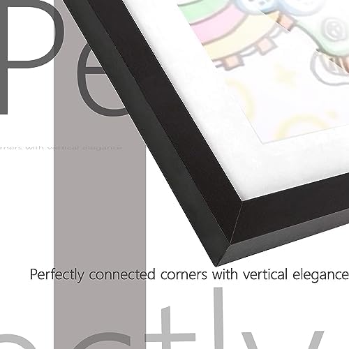 iDocare Kids Artwork Display Frame, Art Frames Front Opening A4 Artwork Frame Children's Storage Frame, For Children Projects, Home, Office (Black for 1pack) (2 pack) 5 41VT0c5trWL. AC