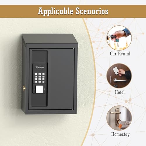 WeHere SAFEKey Drop Box, caixa de devolução de chave com fechadura inteligente para design automotiv