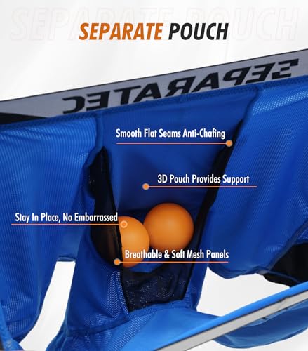 Separatec Mens Underwear Separate Pouch Boxer Briefs Breathable Cooling & Quick Dry Mesh Performance Underwear with Fly 3Pack2