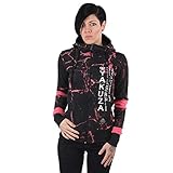 Klassischer Zip Hoodie mit durchgehendem Reißverschluss, hohem Kragen und Tunnelzugkapuze sowie zwei Fronttaschen