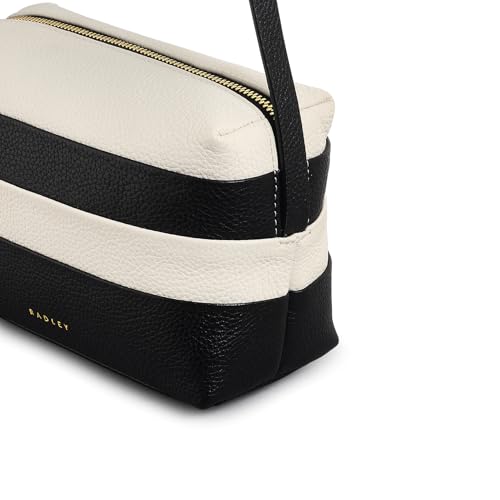 RADLEY London Bishops Lane - Stripe Women's Leather Small Ziptop Crossbody Bag, Black4