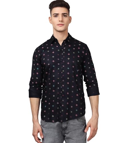 Image of Fashionable Trybuy Premium Printed Cotton Casual Shirt for Men
