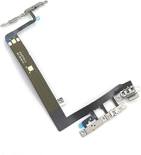 Power Volume Button Flex Cable Compatible with iPhone 13 6.1 Inch - On Off Side Key Ribbon with Pre-Installed Metal Bracket - No Soldering Repair Part