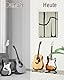 Musbeat Gitarrenständer, Gitarrenständer Holz, Akustik-Gitarrenstände mit Gepolstertem Schaumstoff, Buchenholz Gitarren Ständer für Akustikgitarre, E-Gitarren und Bass, A-Rahmen Boden-Gitarrenständer