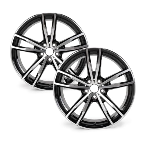 2PCS 19"x 8" Black Wheel Rim, PCD 5×112mm, Offset(ET)- 25mm, CB- 66.56mm