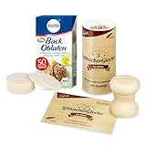 🍪 PRAKTISCHE LÖSUNG: Das runde Esspapier in 50mm eignet sich als ideale Grundlage für das nächste Backprojekt und die Lebkuchenglocke wird zum bewährten Backbegleiter für zahlreiche Backwerke.
