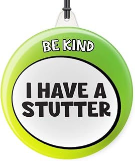 Be Kind I Have A Stutter - Disability Awareness - ID Card Pendant With Lanyard