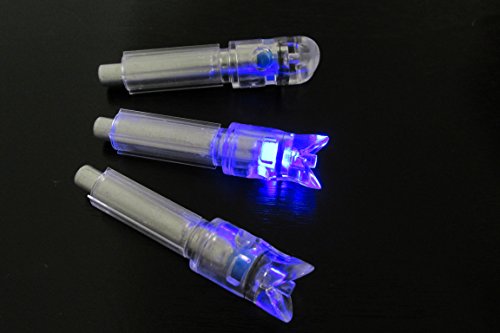 GWS Lighted Crossbow Nocks Blue 3 pk.