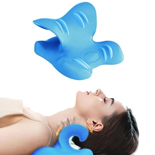 UMLIPOT Chiropraktikkissen, Nackenstrecker, Halswirbelsäule Traktion Gerät, Entspannungskissen für Schultern, Premium Nackenbuckel Weg Korrektur Kissen, Geeignet für Schlafzimmer UMLIPOT Chiropraktikkissen, Nackenstrecker, Halswirbelsäule Traktion Gerät, Entspannungskissen für Schultern, Premium Nackenbuckel Weg Korrektur Kissen, Geeignet für Schlafzimmer