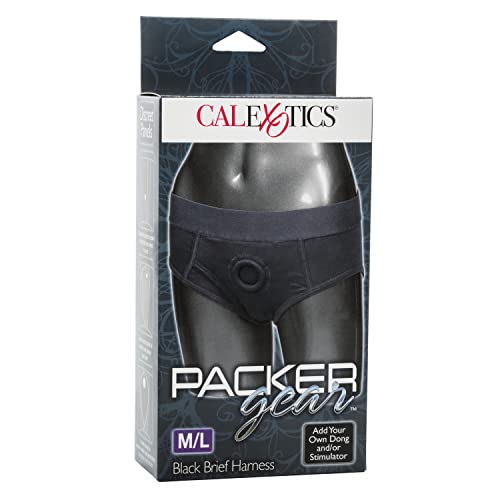 California Exotic Novelties Packer Gear Black Brief Harness Medium/Large, Black #TOP4