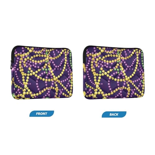 Funda para portátil J JOYSAY 13-14 Pulgadas morada Mardi Gras miniatura 2