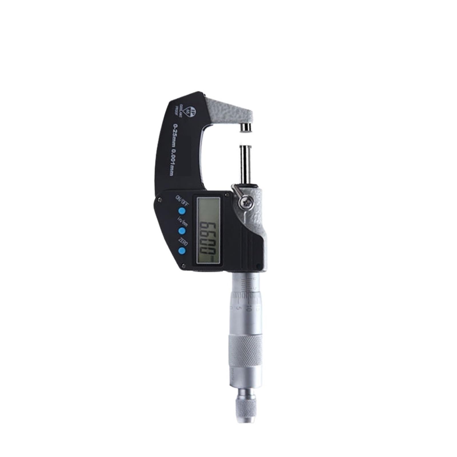 Micrometer 0-25-50-75-100mm IP65 Protection Level Digital Outside Micrometer Electronic Gauge 0.001mm Accurate Measuring Tools(50-75mm)