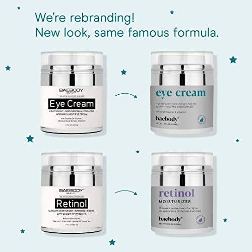 Baebody Eye Cream & Retinol Moisturizer Bundle #TOP2