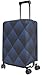 HYPER VENTURE Washable Luggage Cover - Fashion Suitcase Protector Fits 27-30 Inch Luggage (Blue Cube, L)