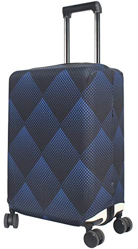 HYPER VENTURE Gepäckabdeckung Koffer Protetor, Blauer Würfel, S (18-22 inch luggage)