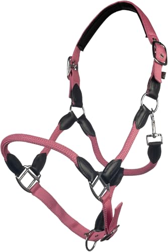 Licol rose poney HKM Carlotta - Équipement équitation poney rose