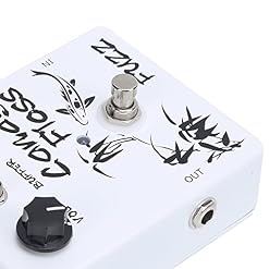 Effet de pédale Fuzz unique True Bypass pour accessoires de musique pour guitare électrique DC9V CP-42, blanc - Les Beatles, Paul McCartney, John Lennon, RIngo Starr, George Harrison Effet de pédale Fuzz unique True Bypass pour accessoires de musique pour guitare électrique DC9V CP-42, blanc – Image 3