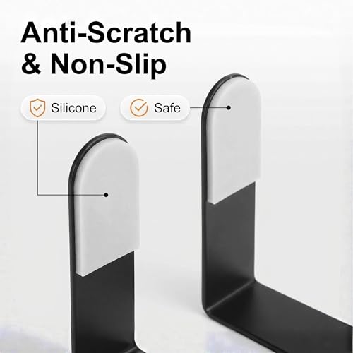 Miniatura 3 de Yougridda Estante De Tapa Del Pote, Soporte Para Organizador De Tapa De Cacerola De Acero Inoxidable 304 Montado En La Pared, Conjunto De 2, 3m Autoadhesivo Negro, Juego De 2