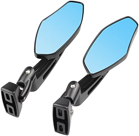 Miniatura 6 de YXQ 2 uds. Espejos retrovisores de carreras de motocicleta Espejo lateral antirreflejos de aluminio CNC para Suzuki GSXR 600 750 1000 1300 Hayabusa