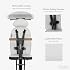 evolur Cruise Rider Stroller with Canopy, Lightweight Umbrella Stroller with Compact Fold, Easy to Carry Travel Stroller - Koala Gray