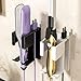 jiingekk Styling Appliance Holder Easy Installation Bathroom Wall Storage Rack for Curling Irons and Flat Irons Bathroom Adhesive Hair Tool Organizer