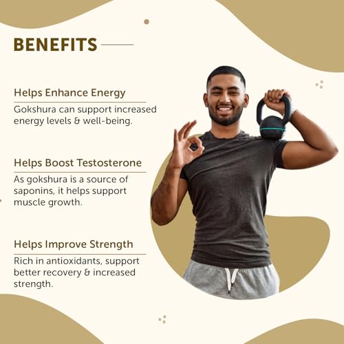 Image of Neuherbs Gokshura Powder - 100g | Tribulus Terrestris /Gokhru Churna For Men | Boost Energy, Strength & Testosterone | 100% Pure & Natural | Non GMO With No Added Preservatives