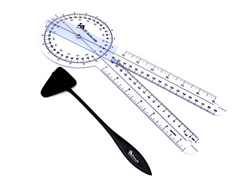 Goniómetro Plástico 12'' 360 Grados con Martillo Reflex miniatura 4