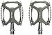 XLC Pedale MTB Trekking Pieces de Velo Mixte, Grau/Silber, Taille Unique