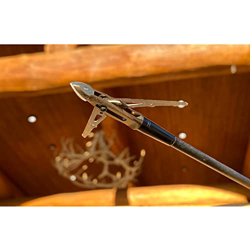New Archery Products Killzone Maxx 2 Blade Rear-Deploying 100 Grain Cut-On-Contact Tip Mechanical Broadheads With 2 3/8" Cutting Diameter & Spring-Clip Design - 3 Pack #TOP4