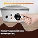 Chocolate Melting Machine, Chocolate Melter with 3 Various Pot Electric Commercial Food Warmer For Chocolate/Milk Melting and Heating, 1200W