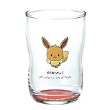 金正陶器(Kaneshotouki) 「 ポケットモンスター 」 モンポケ イーブイ グラス ガラス タンブラー コップ 高さ約9cm なかよしグラス ピンク 日本製 050151
