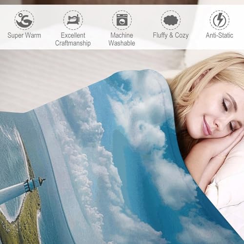 Couverture micro polaire flanelle douce de canapé lit quatre saisons - 4