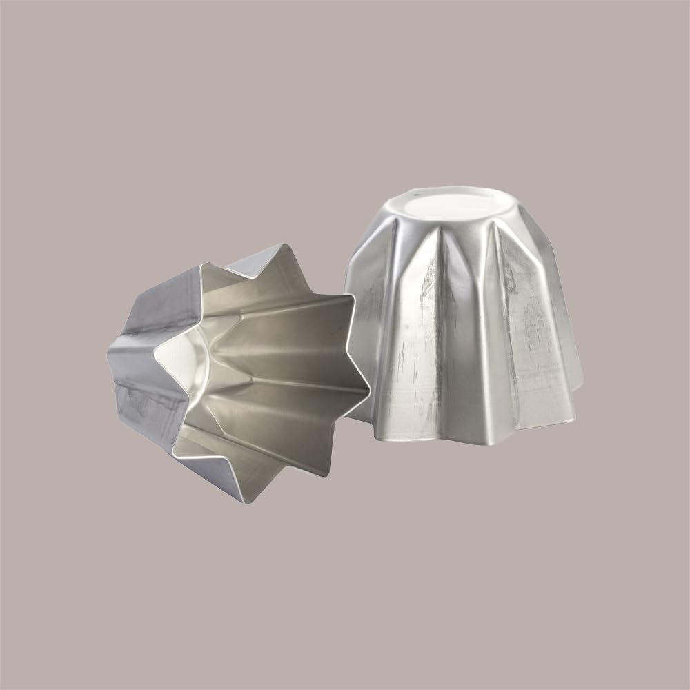 Lucgel Stampo in Alluminio per Pandoro Natalizio 1000 gr Dm 230 H 170 mm