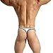 MuscleMate Men's Thong G-String Underwear, Men's Hot Thong G-String T-Back Underwear, Stretch Fit. Red