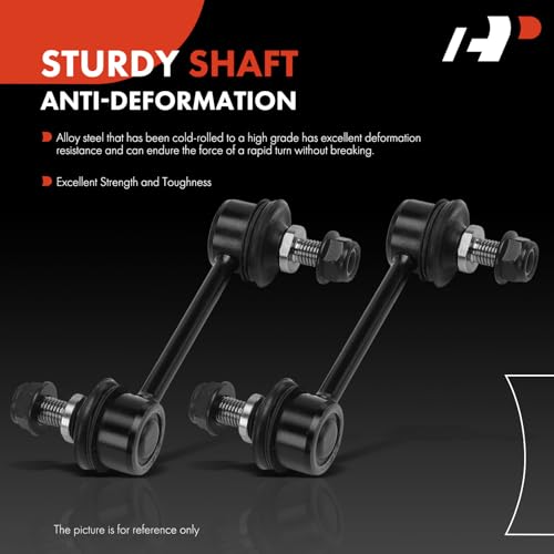 A-Premium 2 x Rear Sway Bar Links Stabilizer Bar Links, Compatible with Ford Edge 2007-2010 & Chevrolet Camaro 2010-2013, Caprice 2011-2017 & Mazda CX-9 & Lincoln MKX & Porsche 911 & Pontiac G8 by A-premium - Image 4