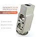 Bawkars Car A/C Expansion Valve, Metallic Anti-Wear Engine Air Conditioning Expansion Valve, Auto A/C Replacement Parts, Compatible with Jaguar Land Rover, Lexus, To-yota Camry (Silver)