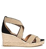 KANNA | Cuña de Yute elásticos Negro y Dorado de Mujer | H