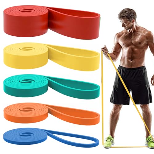 Resistance Bands, Pull Up Assist Bands - Workout Bands, Eexercise Bands for Working Out, Fitness, Training, Physical Therapy for Men Women - Blue