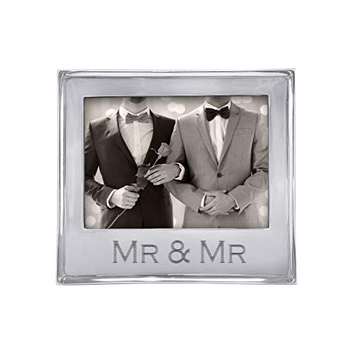 Mariposa Engraved Picture Frame, Signature 5X7, Mr & Mr #TOP14