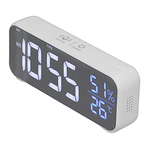 Horloge électronique LED pour chambre avec luminosité réglable et snooze Cocoarm - 2