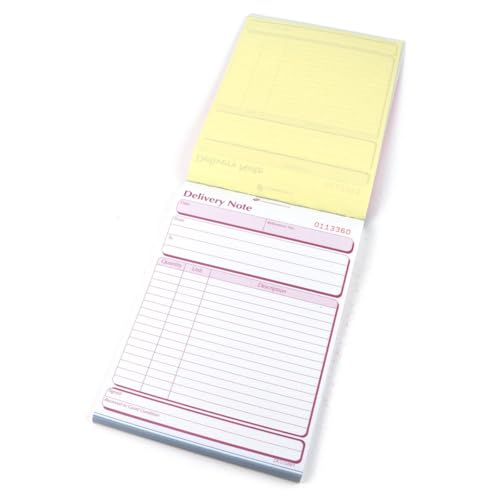 3xNCR Duplicate Delivery Note Book 137 x 203mm Pack of 5