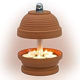 En Hornet Products fabricamos estos hornos para velas de té principalmente a mano, lo que permite una calidad especialmente alta, pero también se producen pequeñas tolerancias. Atención: para evitar daños en el transporte, la campana de calor no está montada. Para ello, solo hay que girar ligeramente la tuerca de sombrerete en la parte superior después de colocar la campana. Atención: los hornos de velas no son calefactores