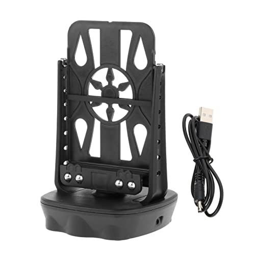 rockible Automatic Watch Winder, with Non Slip Base, Wear Resistant Self Winding Watch Rack Stable During Operate for Mechanical Watch Black