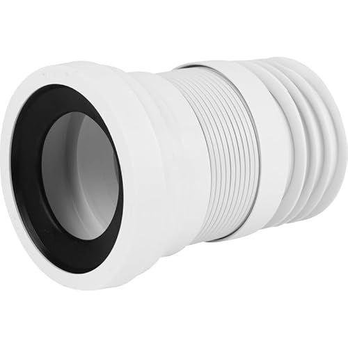 Shirenock White Slinky-Fit Flexible Pan Connector 200-350Mm, 1 In Pack