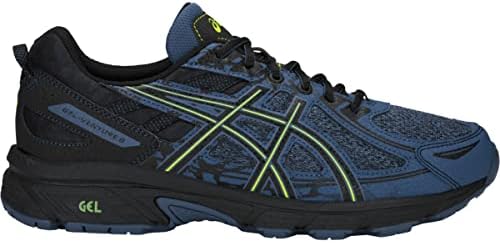 ASICS Men's Gel-Venture 6 Grand Shark/Neon Lime Shoe 9 M US | Image 3