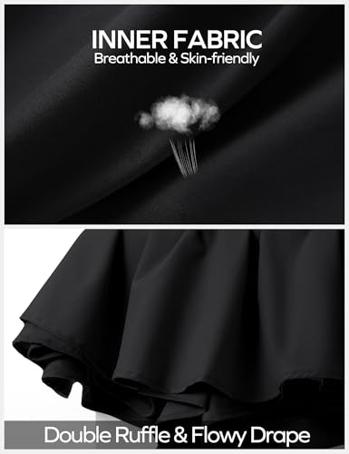 Ewedoos Womens Flowy Shorts with Pockets Tummy Control Athletic Shorts for Women Running Shorts Tennis Skirt Skort4